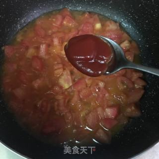 黑椒鸡腿肉番茄乌冬面的做法步骤：5