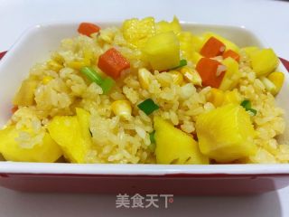 菠萝炒饭的做法步骤：10