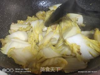 素炒白菜的做法步骤：5