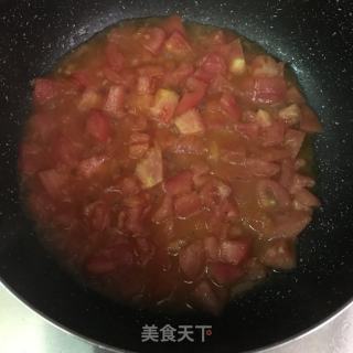 黑椒鸡腿肉番茄乌冬面的做法步骤：4