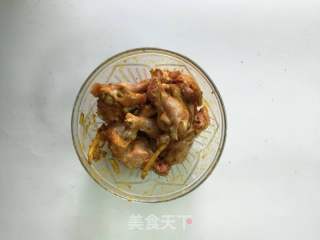 无油咖喱烤鸡腿的做法步骤：6