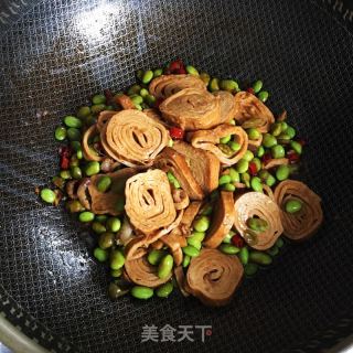 毛豆烧素记的做法步骤：8