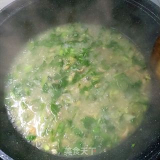 肉沫海米青菜粥的做法步骤：16