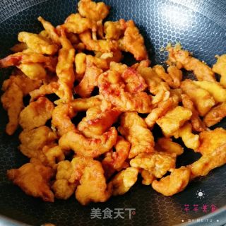 锅包肉（鸡肉版）的做法步骤：17