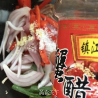 肉丝老虎菜的做法步骤：15