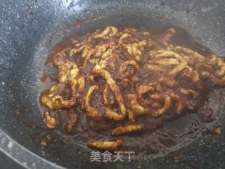 京酱肉丝的做法步骤：16