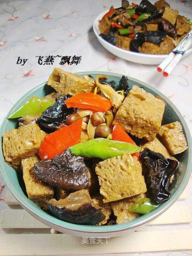 经典上海菜----【四喜烤麸】的做法