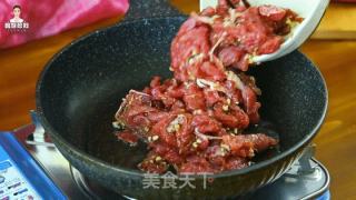 韩剧里的那道大菜——牛肉炒杂菜的做法步骤：9