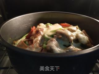 简易版烧烤味披萨的做法步骤：8