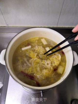 酸菜粉条炖排骨的做法步骤：17