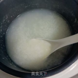 肉沫海米青菜粥的做法步骤：7