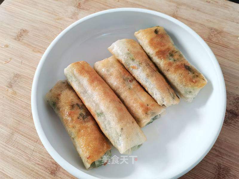 三鲜荠菜冬笋香干春卷---年夜饭冷盘之一的做法