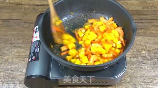 四季餐桌|泰式香芒甜辣虾的做法步骤：7