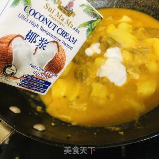 吃了还要再添饭的一道菜——泰式咖喱牛肉的做法步骤：8