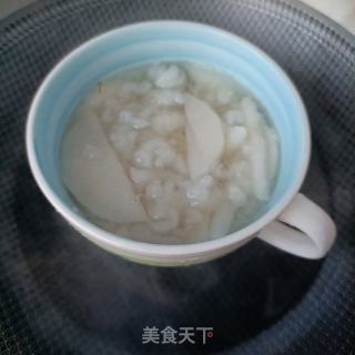 彩虹梨炖雪蛤的做法步骤：8