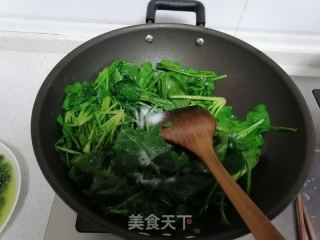 素炒菠菜的做法步骤：3