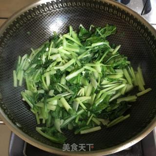 蒜炒小白菜的做法步骤：2