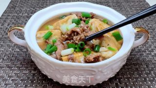 豆腐焖牛肉的做法步骤：14