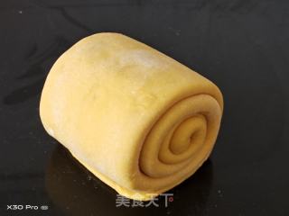 南瓜炼乳吐司（一次发酵）的做法步骤：7