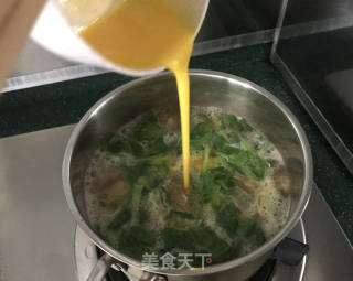 豆腐蛋花味噌汤的做法步骤：8