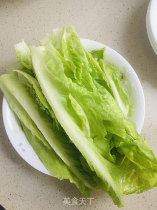 蒸鱼豉油淋生菜的做法步骤：2