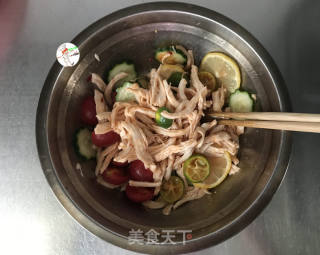 泰式甜辣鸡肉沙拉的做法步骤：10