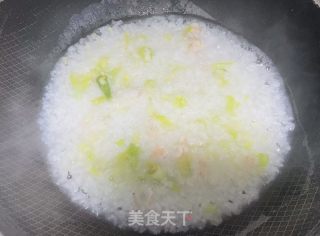 虾仁芹菜粥的做法步骤：6