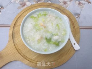 虾仁芹菜粥的做法步骤：7